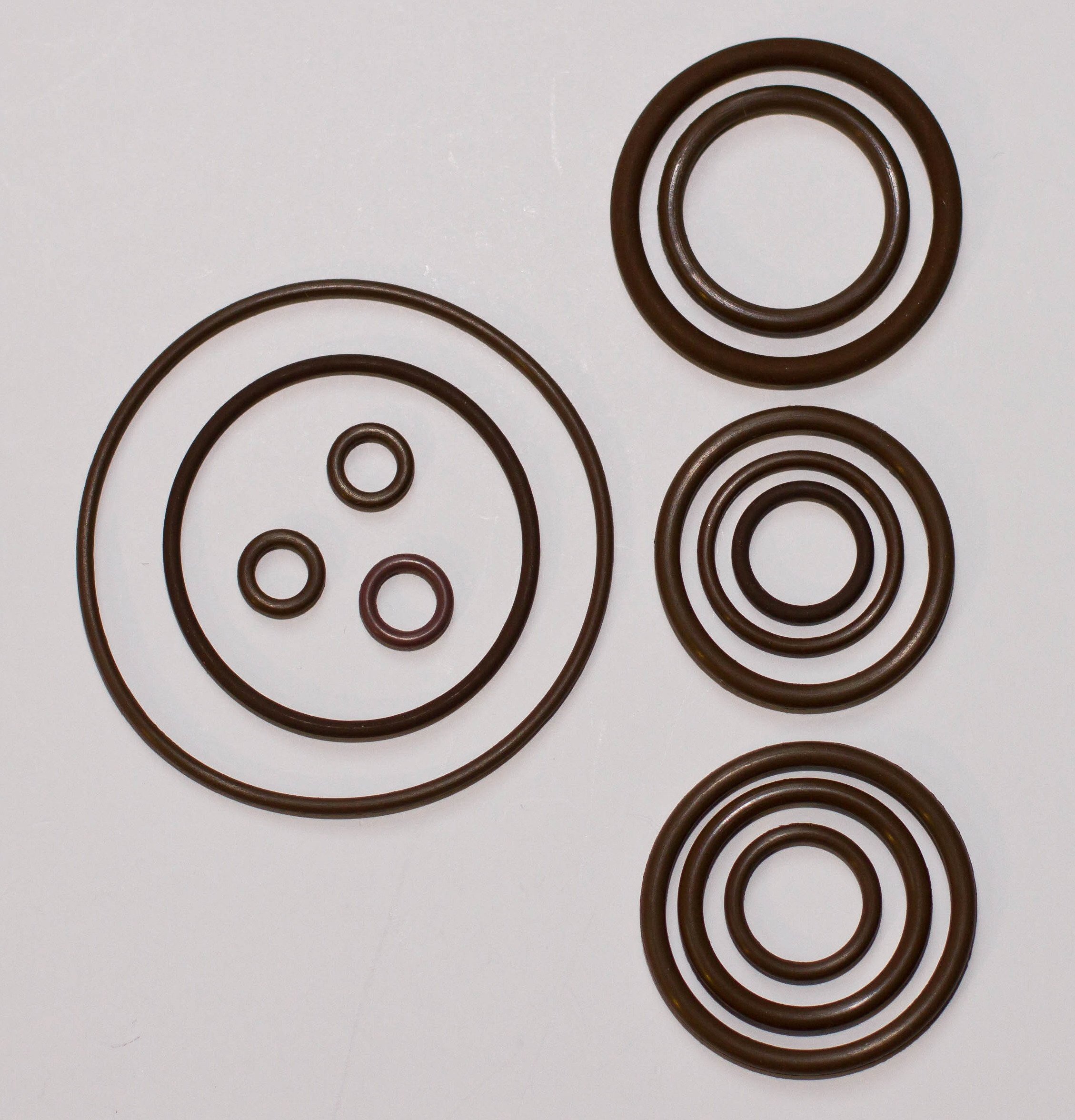 O-Ring, FKM High-Temp, .364ID x .070W, Brown-0
