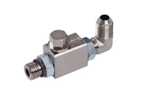 100 Mesh 90° Quick Change In-Line Filter Assembly