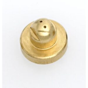 NOZZLE,MINI BUTTON,2 ORI,.018 DIA X 15 DEG